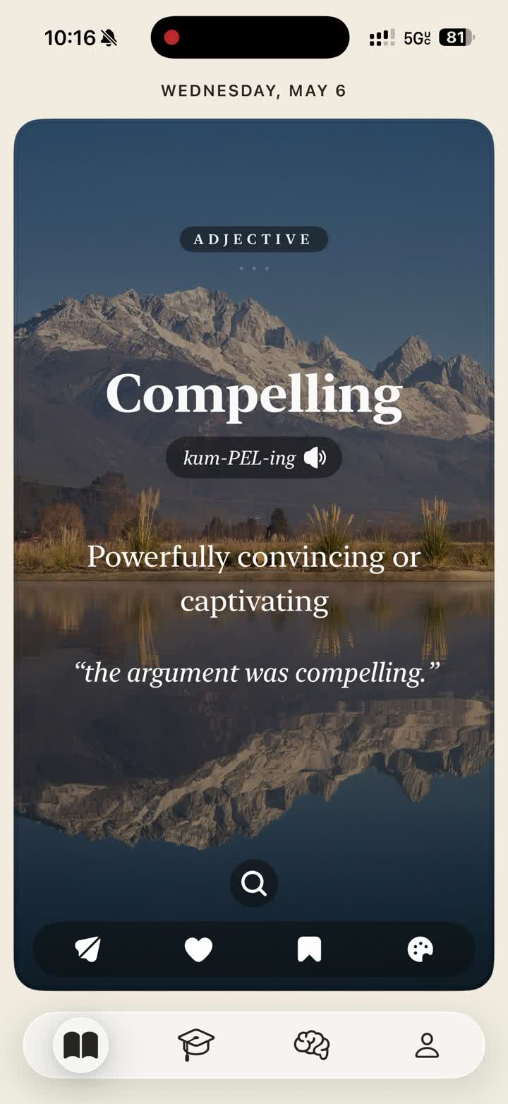 Vocabulary Builder - Neologics on iPhone